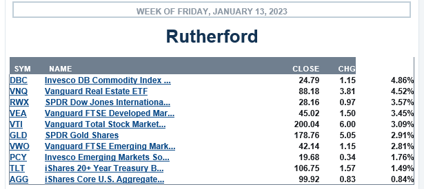 Rutherford Portfolio Review (Tranche 1): 13 January 2023 3