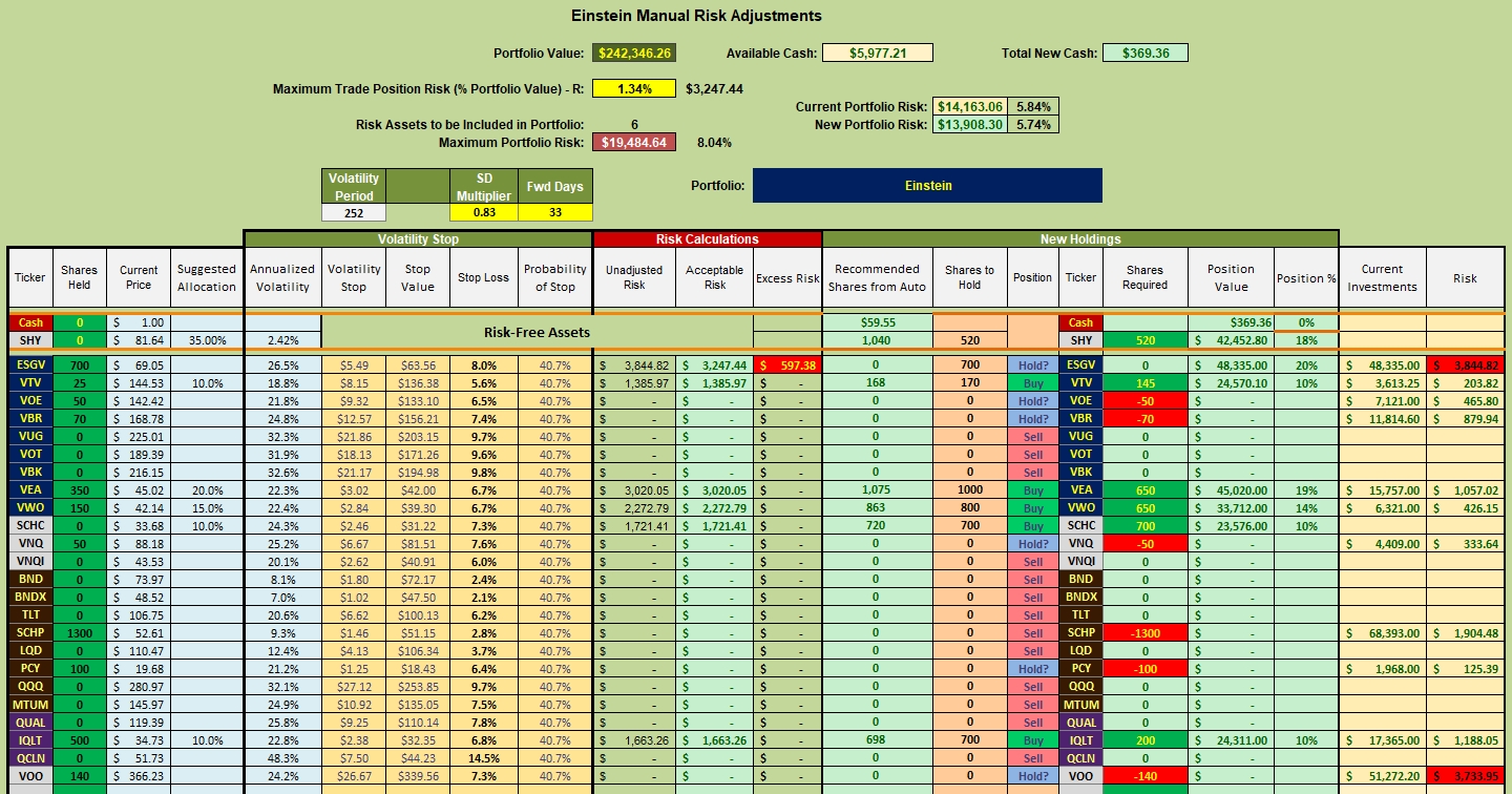 Einstein Portfolio Review: 17 January 2023 4