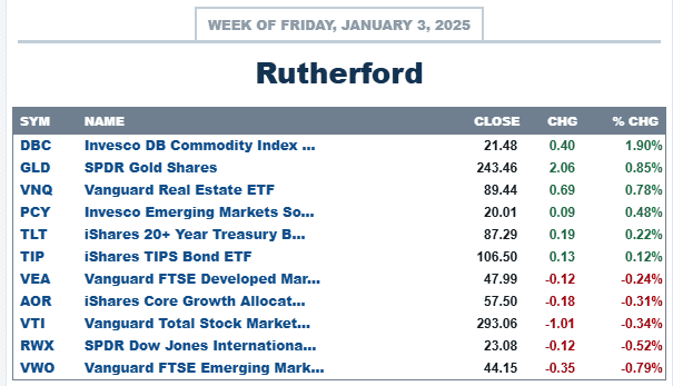 Rutherford Portfolio Review (Part 1 - Darwin): 3 January 2025 3