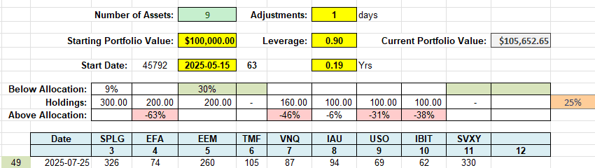 Rutherford-Darwin Portfolio Review: 25 July 2025 8