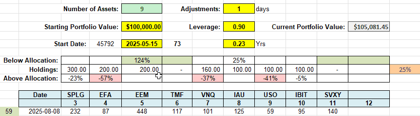 Rutherford-Darwin Portfolio Review: 8 August 2025 8